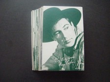 Exhibit Supply Western Star Cowboy Actors Lot of 43 Cards