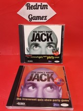 You Dont Know Jack Vol 1 2 Windows PC CD-Rom Video Games Puzzle Trivia