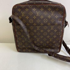 Louis Vuitton Monogram Shoulder Bag Brown Adjustable Strap Used