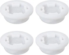 4pcs 2" Bung Cap Fine Thread Poly Buttress Drum for 55 Gallon White 