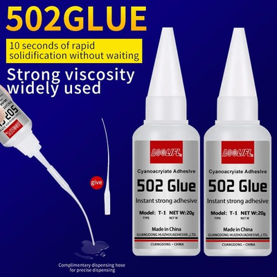 #ad 502 Super Glue Cyanoacrylate Instant Quick Dry Strong Bond Adhesive $5.99