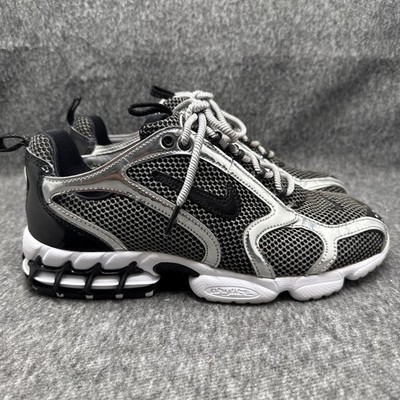 Nike Air Zoom Spiridon Cage 2 Stussy Mens 7.5 Womens 9 Pure Platinum Shoe 2020