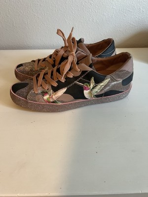 PHILIPPE MODEL BIRD EMBELLISHED SNEAKERS Size 39 Made in Italy