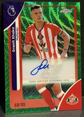 2026 Topps Chrome Premier League EPL Sunderland Granit Xhaka Auto