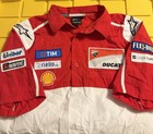 VTG 2017 Ducati Corse MotoGP Team Shirt Mens M Alpinestars Racing Crew Pit