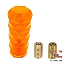 Gear Shift Knob Universal for Automatic and Manual Vehicle Gear 10cm Orange