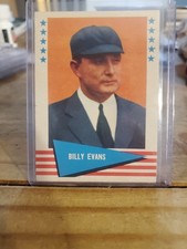 1961 Fleer Baseball Greats - Billy Evans #22 (RC)