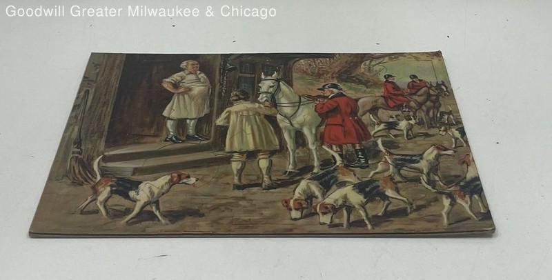 Vintage 'Sunday Morning In Olden Time' Jigsaw Puzzle