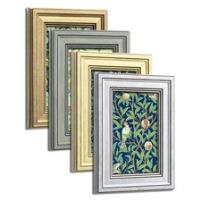 4x6 Picture Frame Set of 4 with Real Glass for Pictures 4x6 without Mat