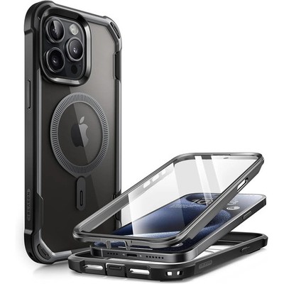 Schutzhülle Supcase Case Cover Handyhülle Etui für iPhone 15 Pro Max Schwarz