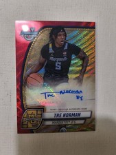 2024-25 Bowman U Chrome Tre Norman Red Wave Refractor 11/45