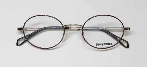 NEW ZADIG & VOLTAIRE VZV272 EYEWEAR FULL-RIM TORTOISE WOMENS 49-21-140 METAL & - Picture 2 of 8