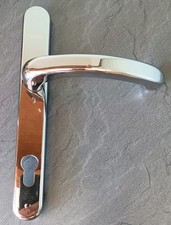 Polished Chrome External Door Handles For uPVC and Composite Doors