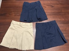 Set Of 3 School Girls Skirt Size 6 , Cotton