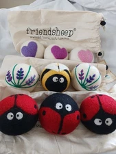 FRIENDSHEEP DRYER BALLS (LOT OF 3 SETS) 9 Balls NEW IN BAGS