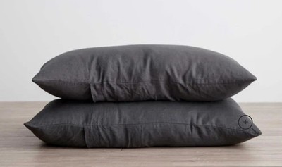 Brand New DWR Percale Pillowcases (Set of 2) - Standard - Stale Grey