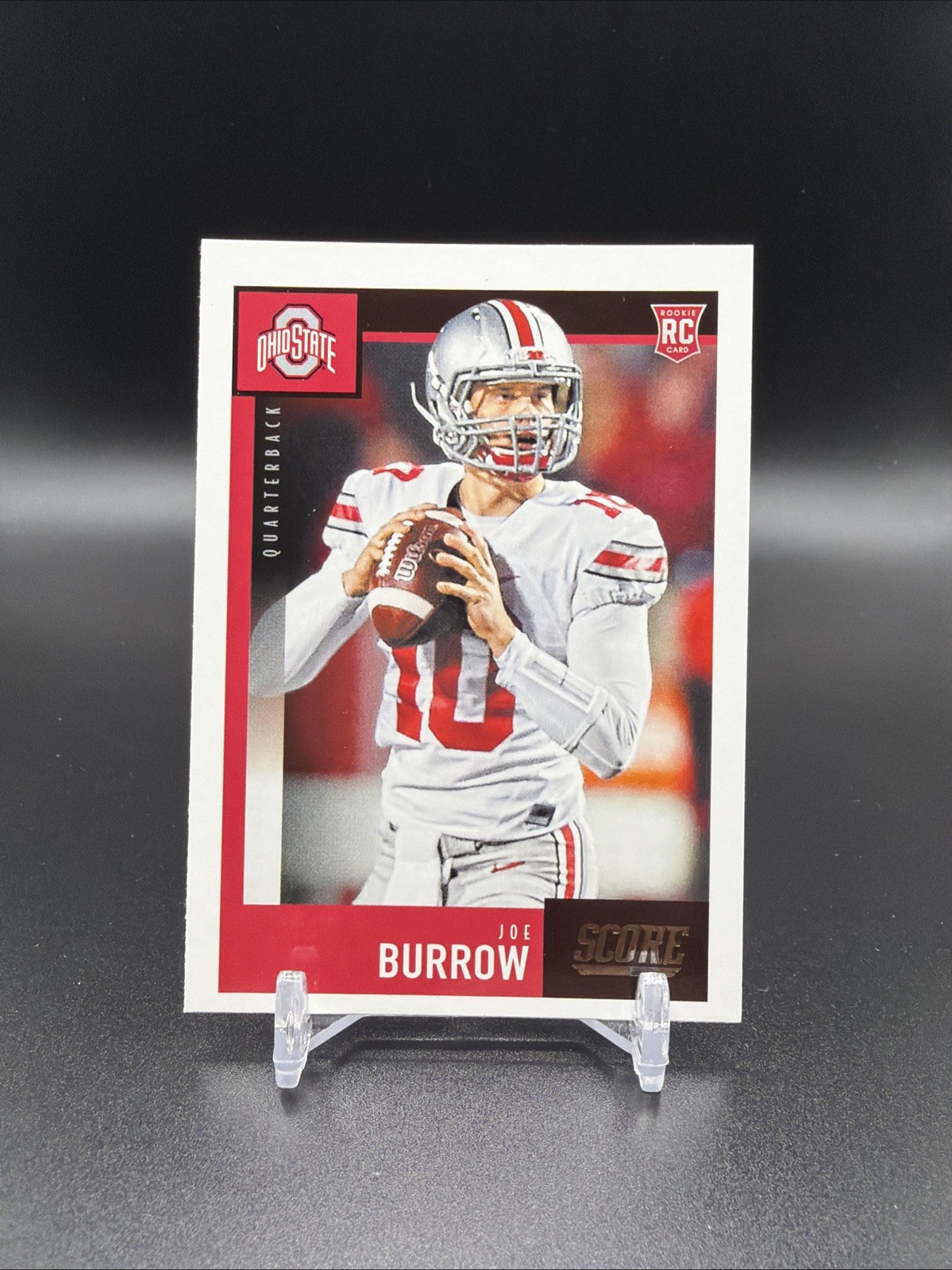 2020 Panini Score (RC) #438: Joe Burrow- Ohio State