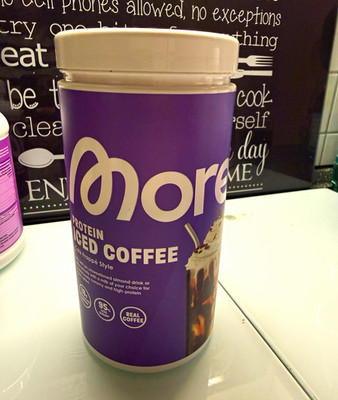More Protein Iced Coffee Proteinpulver Pulver, Geschmack Kaffee, mit Protein
