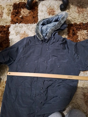 Country Road Womens Zip Up Hoodie Winter Snow Jacket Grey Drawstring Size S JA28 - Picture 12 of 17