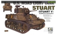 Afv-Club 35053 M3A3 Stuart, Fahrzeuge - Panzer Funktions- Standmodellbau Hobbys