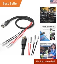 Sleek 12" Hardwire Power Cord for Escort, Uniden, Valentine 1 Radar Detectors