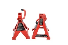 Amazon Basics 3 Ton Jack Stands Steel Adjustable Red Car Truck SUV Set of 2
