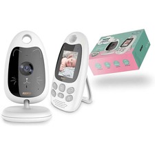 Baby Monitor 2" Video Camera With Portable Audio Vox Temperature Sensor