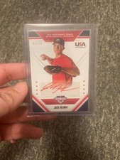 2020 Panini USA Baseball Stars & Stripes JACK HOLMAN Auto /10 Card 16U-JH