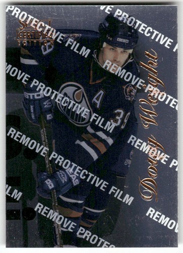 1996 Select Certified Doug Weight [Mirror Gold] #50 card