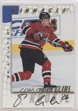 1997-98 Pinnacle Be A Player Auto Patrik Elias #228 Rookie Auto RC 0th5