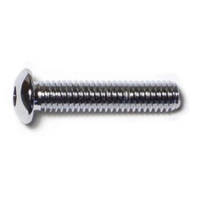 5/16-18 x 1-1/2 Chrome Grade 8 Button Socket ...