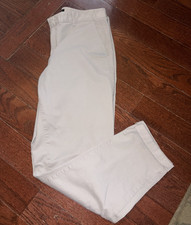BANANA REPUBLIC Women's CHINO PANT Gray Tapered Cropped Leg Khaki Pants Sz. 4