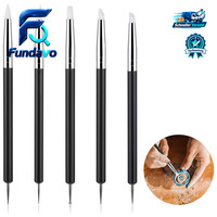 Modellierwerkzeug Set 5 StüCk Ton TöPfer Werkzeug Polymer Clay Tools Gummispitze