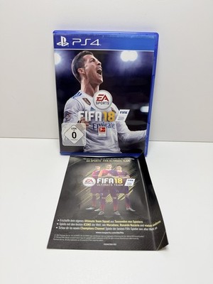 FIFA 18 PS4 deutsche Version komplett mit Beilagen
