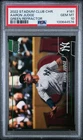2022 Topps Stadium Club Chrome - Aaron Judge #161 Green Refractor 33/99 PSA 10