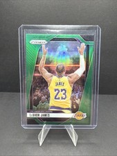 LeBron James  2024-25 Prizm Green Prizm Refractor Chalk Toss SP Lakers