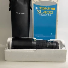 Vintage Tokina SL400 400mm f/5.6 RMC Telephoto Prime Lens C/FD Mount CIB Mint