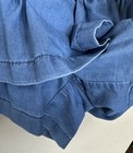 American Eagle AE Mini Ruffle Skort Jean Skirt Size 0 Women’s Ruffled Tiers — photo 5