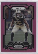 2023 Panini Prizm Rookies Pink Prizm Isaiah Foskey #373 2l4