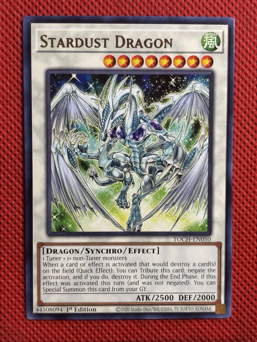Stardust Dragon Yu-Gi-Oh! TCG Konami Rare Individual Collectible
