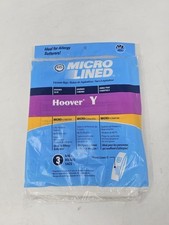 Hoover Type Y Vacuum Bags Micro Filtration 3 pack