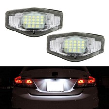 Direct Fit White Led License Plate Light Lamps For Acura Tl Tsx Honda Civic Etc Direct Fit White Led License Plate Light Lamps For Acura Tl Tsx Honda Civic Etc