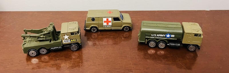 Vintage  military vehicles make in Hong Kong lot of 3