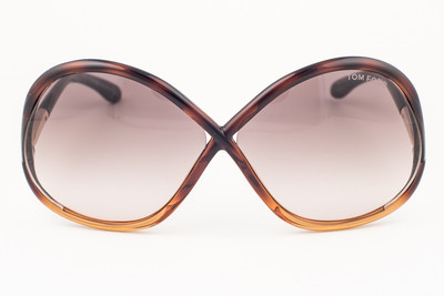 Tom Ford IVANNA 372 52F Dark Havana / Brown Gradient Sunglasses