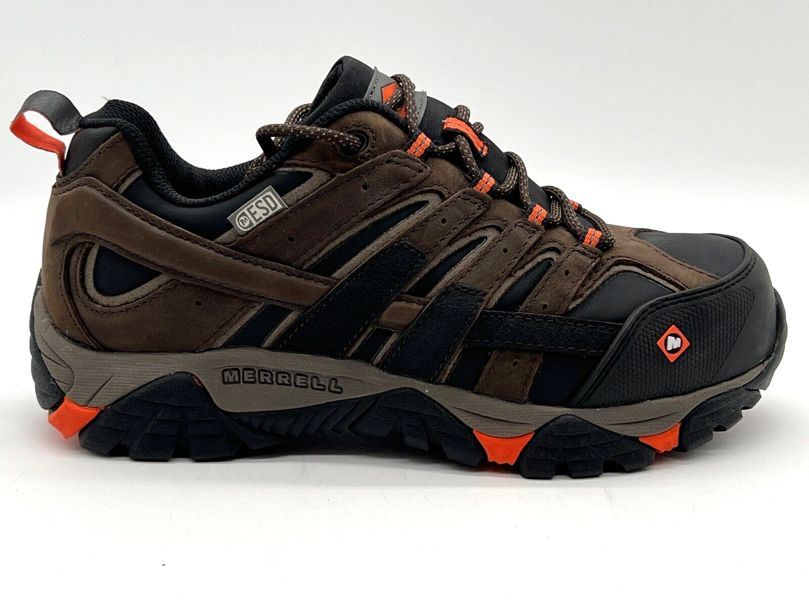 MERRELL M0AB 2 Vertex scarpe punta composita uomo taglia 7 5 M EXPRESSO nere