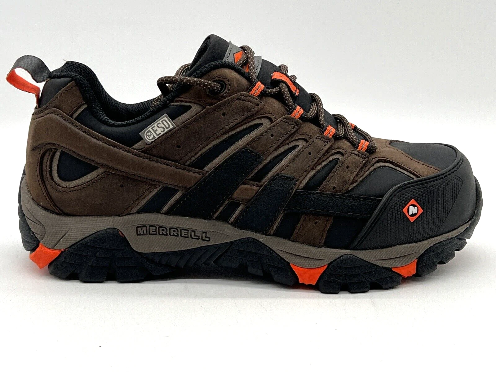 MERRELL M0AB 2 Vertex Composite Toe shoes Men Size 7.5 M EXPRESSO black