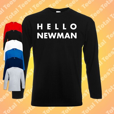 Hello Newman Langarm T-Shirt | Seinfeld | Frank Costanza | George 90s