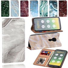 Leather Phone Cover Case For Motorola Moto G14 G54 G84/Edge40/E6 E13 E20 E30 E40