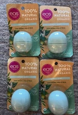 4 Pack EOS Smooth Sphere Evolution Lip Balm Sweet Mint Flavor .25oz ea