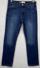 Old Navy Jeans Men 34x30 Blue Slim 360 Stretch Med/Dark Wash Denim Measure 35x29